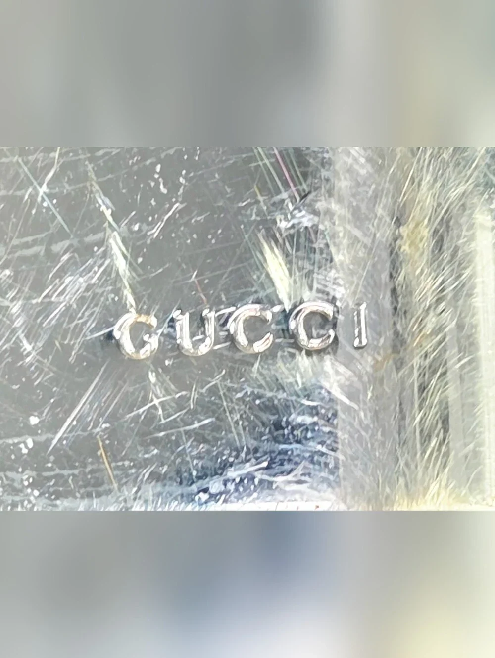 Y2K VINTAGE GUCCI QUEEN BOW GG MONOGRAM HOBO SHOULDER BAG.